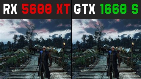 Rx 5600 Xt Vs Gtx 1660 Super Benchmark Comparison Youtube