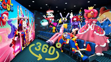 The Amazing Digital Circus Ep 2 360° Cinema Hall Pomni React To Tadc 2 Vr 360