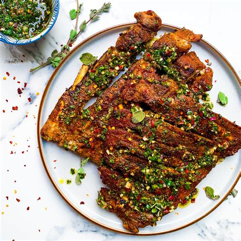 Chimichurri Ribs Zena S Kitchen