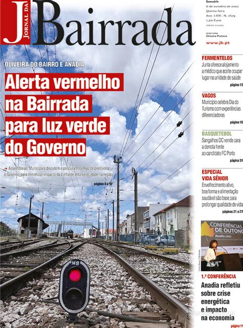 Capa Jornal Da Bairrada De 2022 10 06