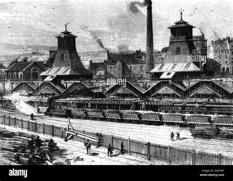 Coalmines Of Le Creusot 19th Century France Stock Photo Alamy