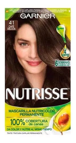 Kit Tintura Garnier Nutrisse Regular Clasico Mascarilla Nutricolor