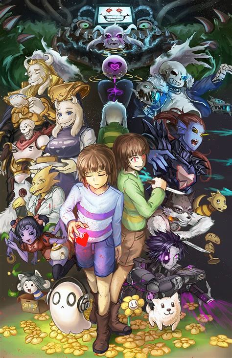 Undertale All Characters Wallpapers On Wallpaperdog