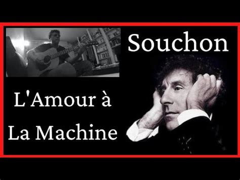 Alain Souchon L amour à la machine Acoustic Cover By Syl S YouTube