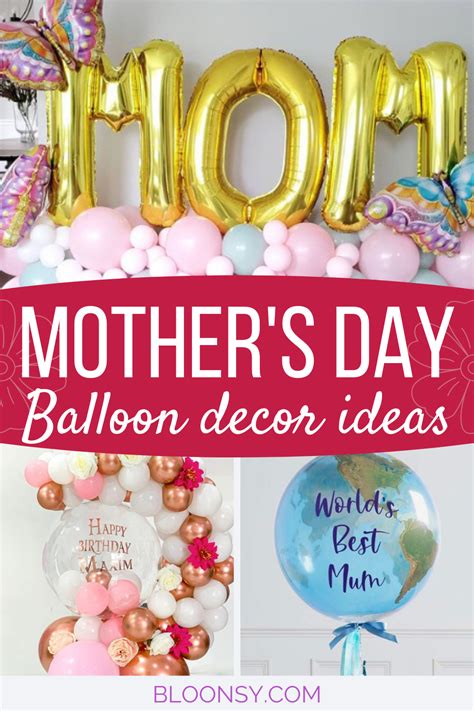 11 Mothers Day Balloons Decorations Ideas Mothers Day Balloons