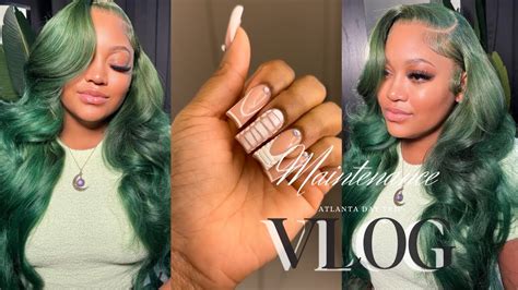 Maintenance Vlog 🧚🏽 Come To My Appts With Me Hair Nails Lashes