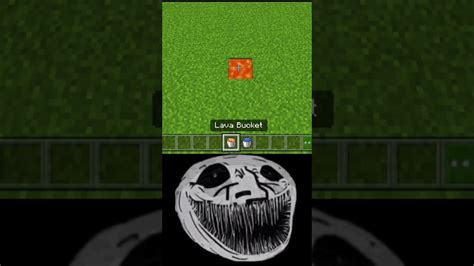 Minecraft logic(troll face meme)#shorts#minecraft#trollfacememe#yusufte ...