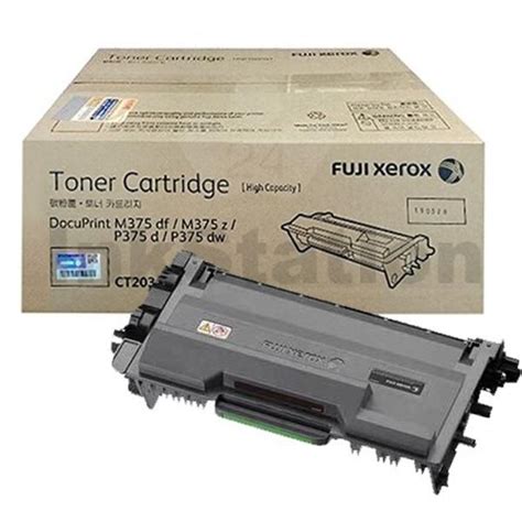 Fuji Xerox 1 X Genuine Docuprint M375z P375dw Toner Cartridge Ct203109 12000 Pages Toner