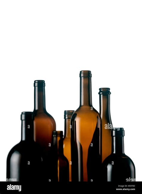 Empty Wine Bottles Stock Photo Alamy