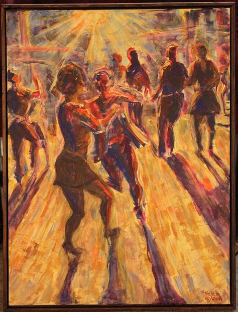 Salsa Dancing Painting By Mike Halem Fine Art America