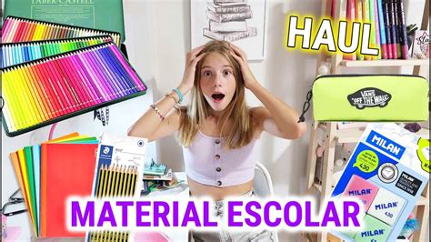 Super Haul Material Escolar Para La Vuelta Al Instituto De Daniela Go