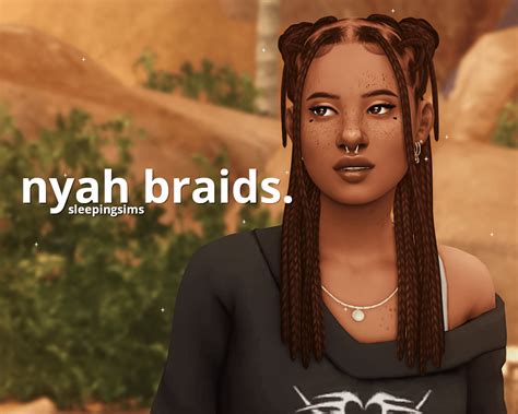 Sims 4 braided hair maxis match - horfish