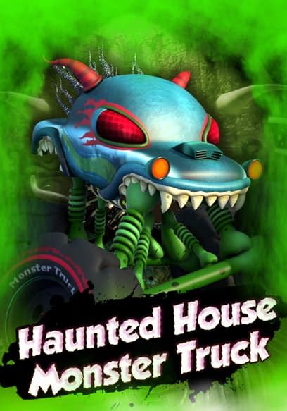 Little Red Car: Haunted House Monster Truck