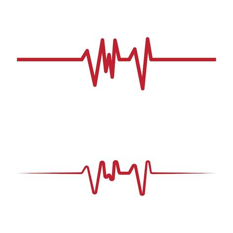 Premium Vector Art Design Health Medical Heartbeat Pulse