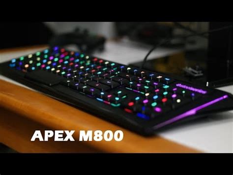 SteelSeries APEX M800 Review: Mechanical at its Best - YouTube
