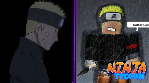 Ninja Tycoon BECOMING NARUTO THE LAST In Roblox Ninja Tycoon Roblox