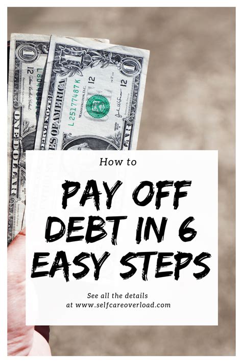 How to pay off debt in 6 easy steps on a low budget – Artofit