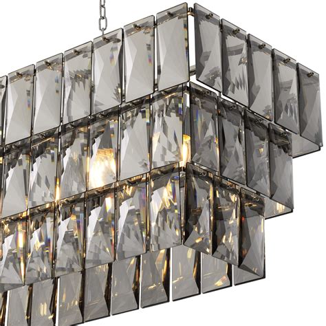 Eichholtz Chandelier Amazone Rectangular Smoke Bei Villatmo De