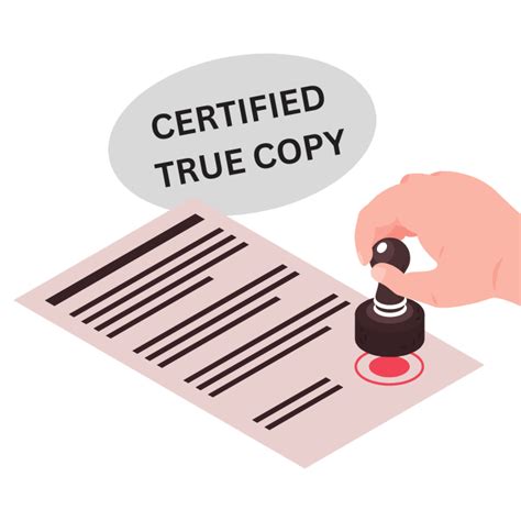 Certified Copy Documents