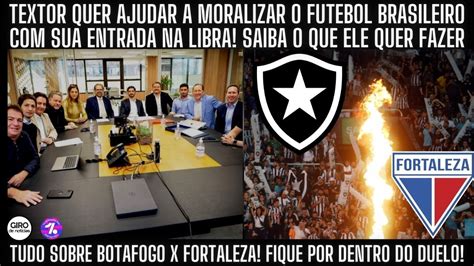 Textor Quer Moralizar Futebol Brasileiro Entrada Na Libra Tudo