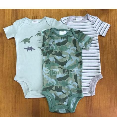 Conjunto Kit Body Carters Pe As Manga Curta Menino Menina Carter S