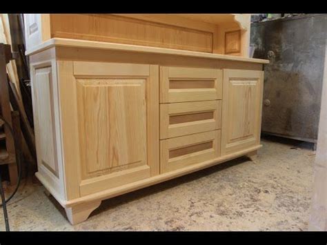 # Буфет своими руками 2 часть основание - YouTube | Буфет, Кухонный ...