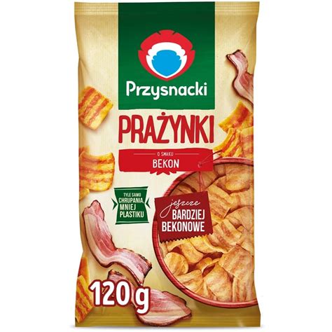 Przysnacki Prażynki o smaku bekon 120 g Zakupy online z dostawą do