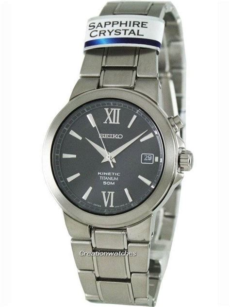 Seiko Kinetic Titanium Watch Suturasonline Br