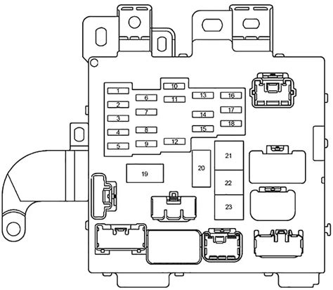 Lexus Es 300 Xv20 1996 2001 Caja De Fusibles Y Relés Esquema Fusibles Diagrama