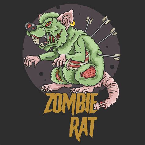 Zombie rat attack 1235192 Vector Art at Vecteezy