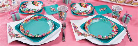 Bright Floral Party Supplies Oriental Trading