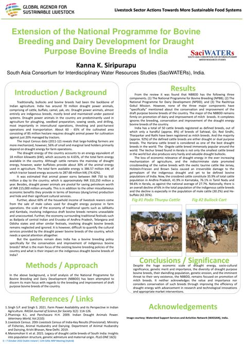 (PDF) Extension of the National Programme for Bovine Breeding and Dairy Development for Draught ...