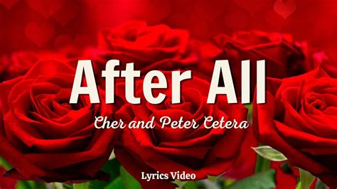 After All Lyrics Youtube