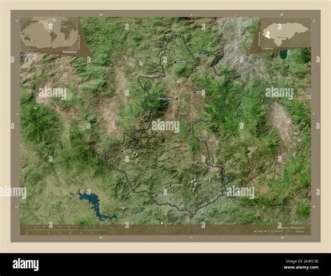 Lempira Departamento De Honduras Mapa Satelital De Alta Resolución