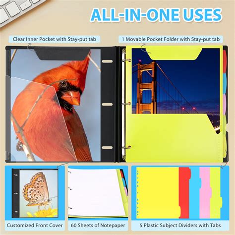 Snapklik Wot I All In One Telescoping Binder Notebook Refillable