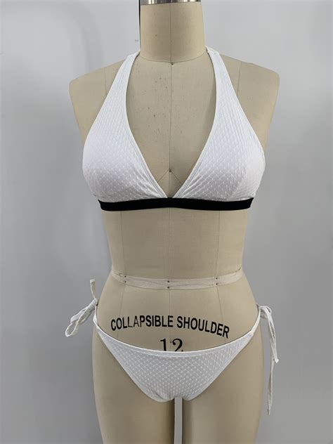 2 Piece Custom Hollow Out Texture Sexy Bikini Set String Girls Swimsuit Woman Swim Wear China