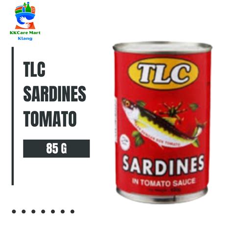 TLC Sardines Sardin Tin Sauce Sos Tomato Cans 85g Shopee Malaysia