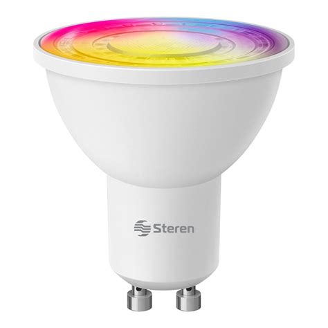 Steren Foco Led Dicroico Wi Fi Multicolor Gu10 5w Kemik Guatemala