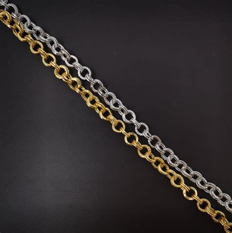 14k Gold Rolo Cable Chain By Yard Rolo Cable Chain Etsy