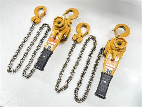 【傷や汚れあり】kito キトー レバーブロック 2本セット 34t 中古品 ガッチャ の落札情報詳細 ヤフオク落札価格情報 オークフリー