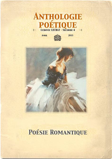 Calaméo Anthologie Poétique Poésie Romantique