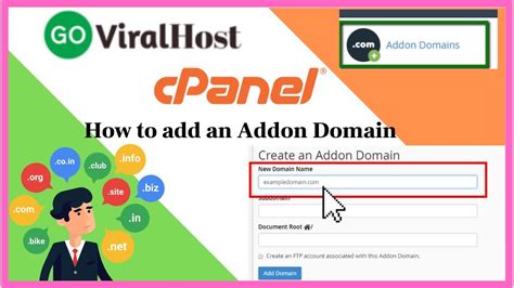 How To Add An Addon Domain In Cpanel How To Create Addon Domain In