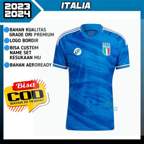 Jual Jersey Italia Home New Grade Ori Import Baju Bola Italia