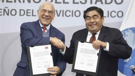 Firma Gobierno De Puebla Convenio Con La Ocde La Silla Rota