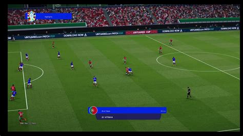 Portugal Vs France In The Euro In Efootball Pes Virtuared Mod