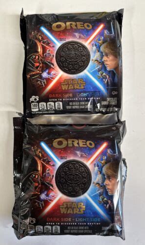 2 Pack Of OREO X STAR WARS Limited Edition Cookies Dark Side Or Light