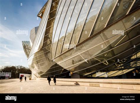 Francia Paris Bois De Boulogne La Fundación Louis Vuitton Por El