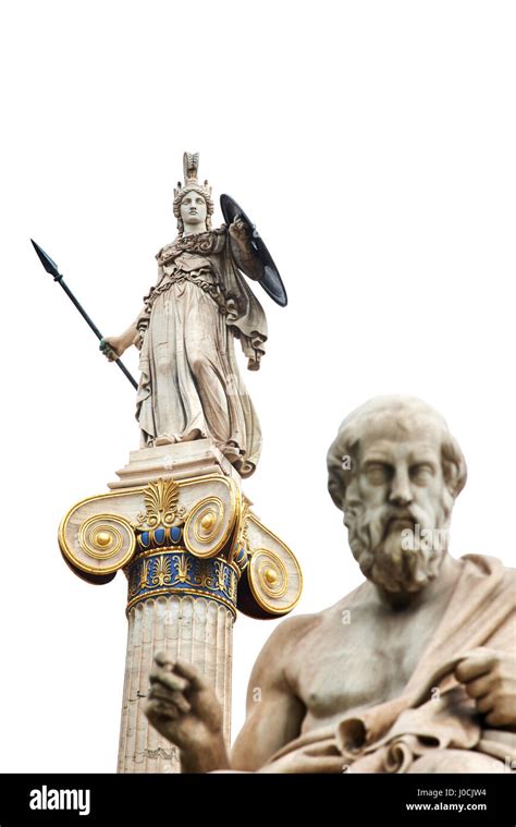 Estatua Del Antiguo Dios Athena En Atenas Fotograf A De Stock Alamy