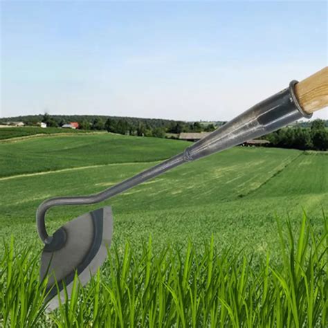 All Steel Hardened Hollow Hoe Handheld Weeding Rake Planting Vegetable