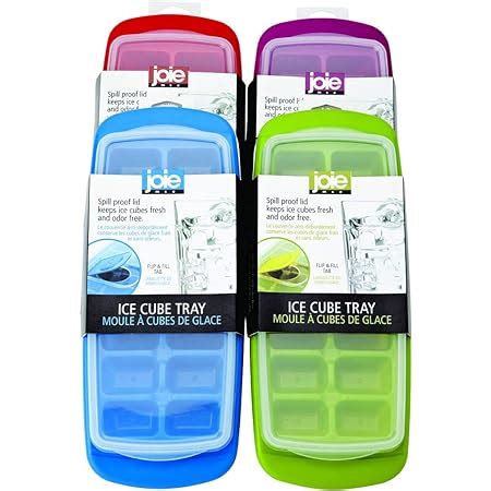 Amazon Joie Mini Ice Cube Tray With Lid And Flip Fill Tabs